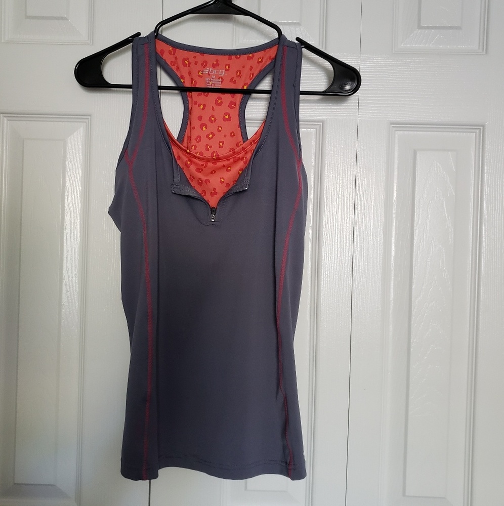 BCG Active Fitness Top with Built in Bra Size M